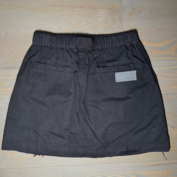 LF Carmar black high rise cargo buckle belted skirt - Picture 2 of 4